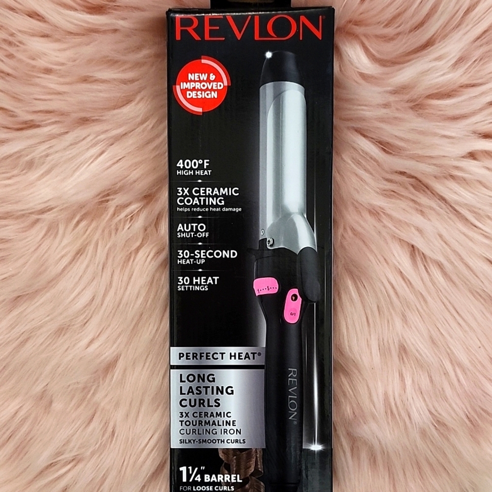 Brand New REVLON PERFECT HEAT CURLING IRON-1 1/4"